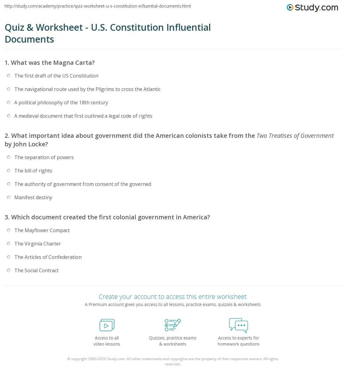 30 The Us Constitution Worksheet Answers | Education Template Intended For The Us Constitution Worksheet Answers