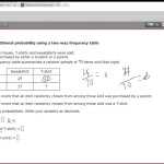 30 Two Way Frequency Tables Worksheet | Education Template Inside Two Way Frequency Tables Worksheet
