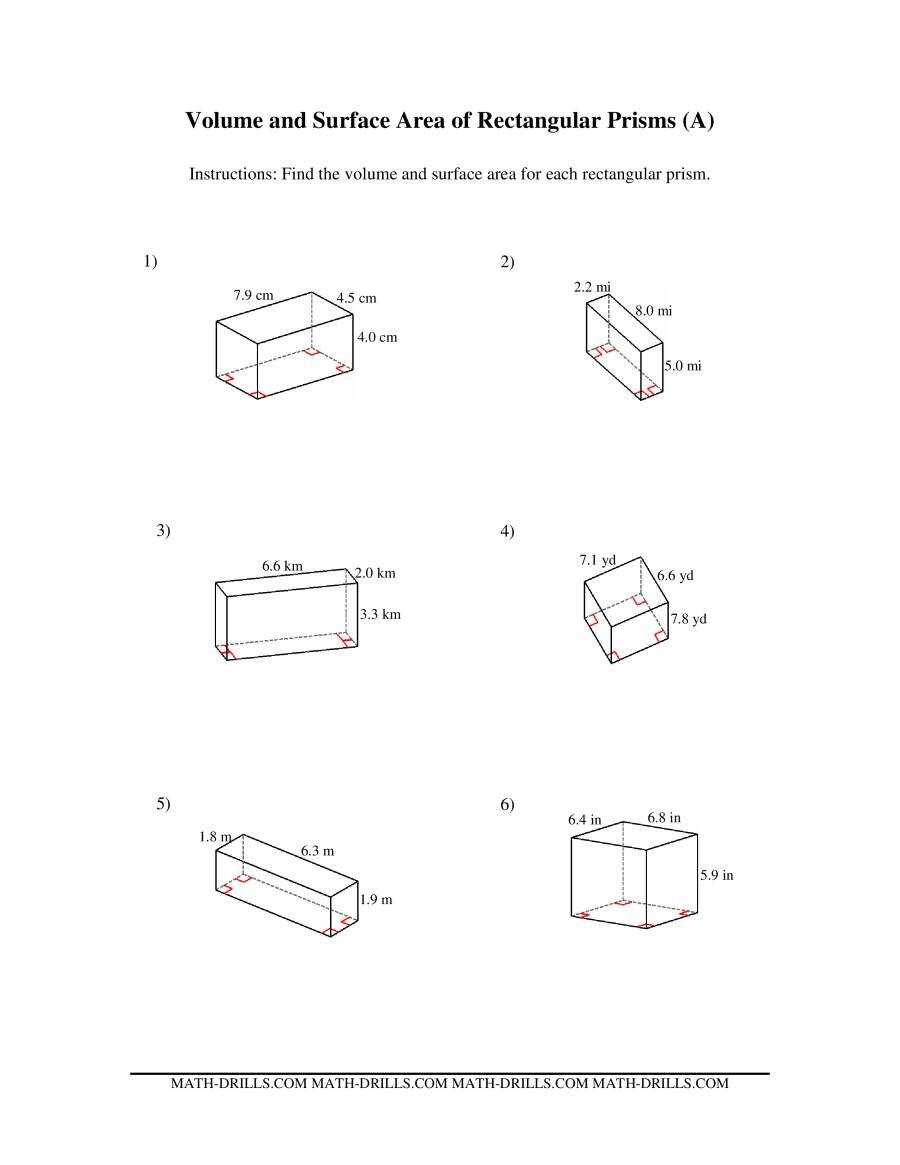 30 Volume Of Prism Worksheet | Education Template inside Volumes Of Prisms Worksheet