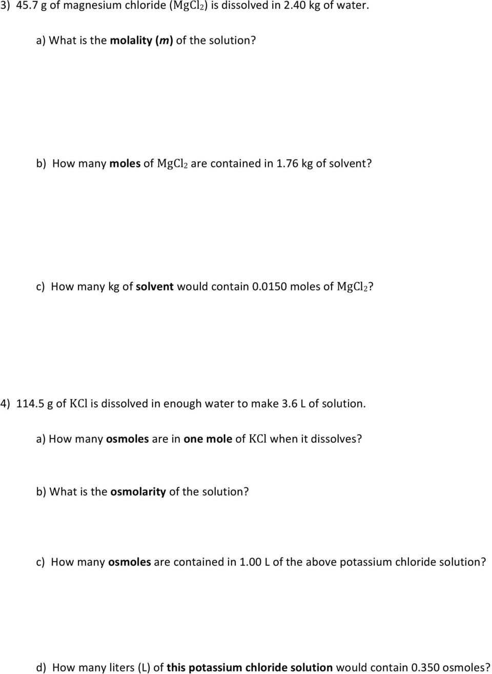 31 Molarity Worksheet Answer Key | Education Template pertaining to Molarity Worksheet Answer Key
