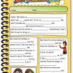 32 All About Me Worksheet Pdf - Worksheet Source 2021 pertaining to All About Me Worksheet Preschool