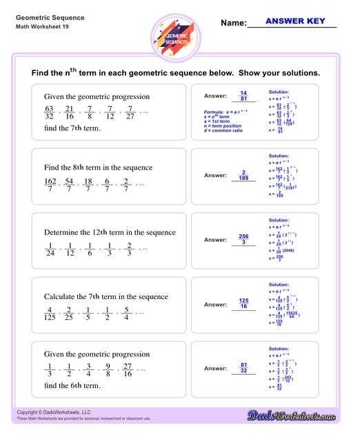 32 Geometric Sequences Practice Worksheet - Worksheet Source 2021 Intended For Geometric Sequence Practice Worksheet