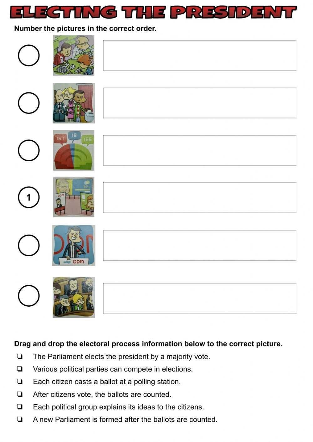 32 The Electoral Process Worksheet for The Electoral Process Worksheet