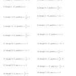 35 Writing Equations Of Parallel And Perpendicular Lines Worksheet Within Writing Equations Of Lines Worksheet