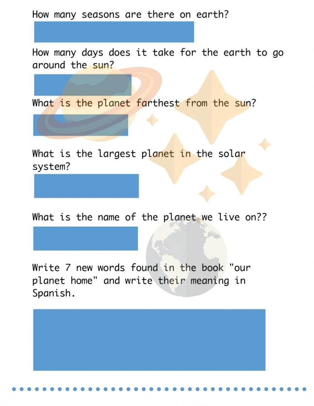 38 My Solar System Lab Worksheet Answers - Worksheet Master with regard to Cosmos Episode 1 Worksheet Answers