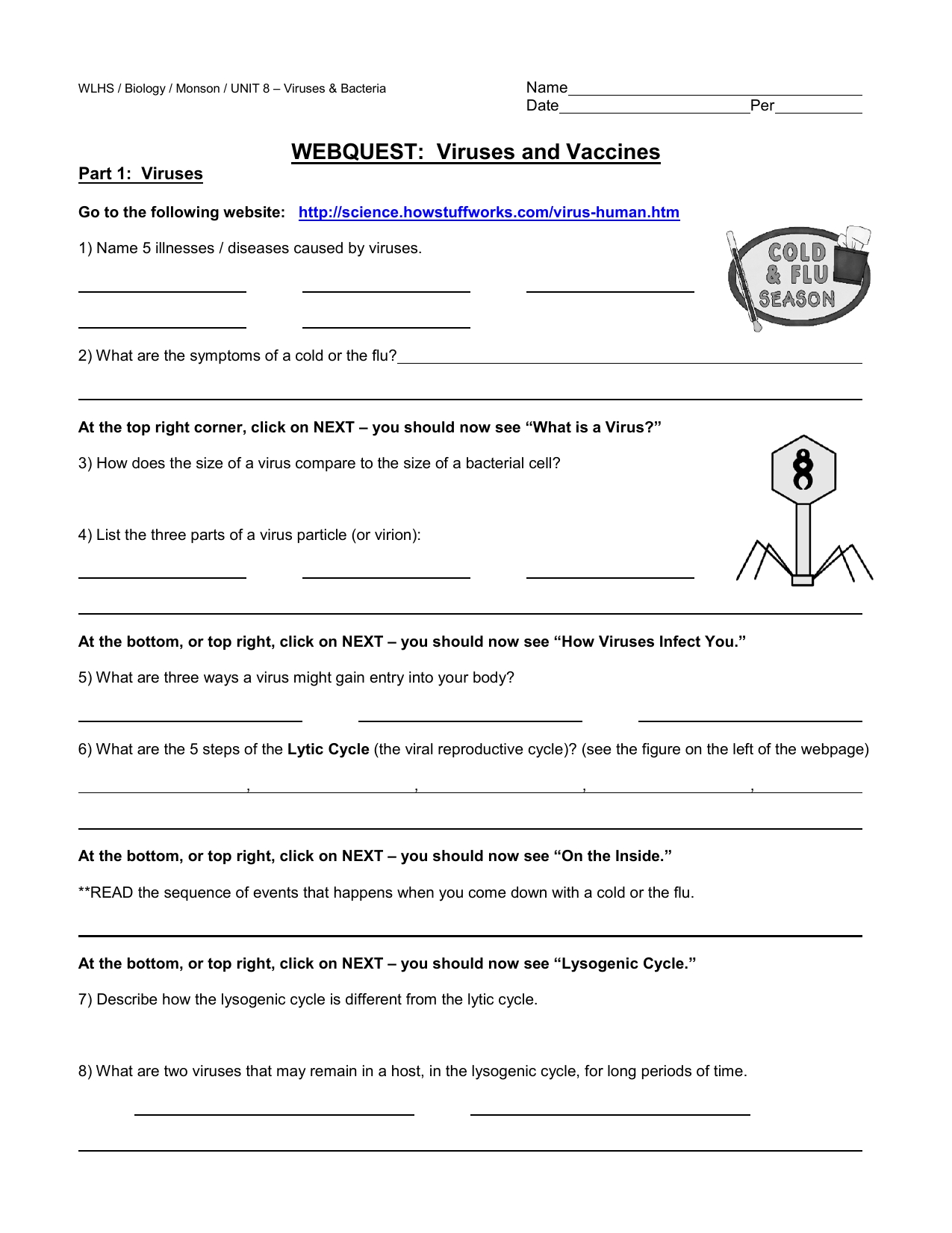 39 Viruses And Bacteria Worksheet Key - Worksheet Resource in Virus And Bacteria Worksheet Key