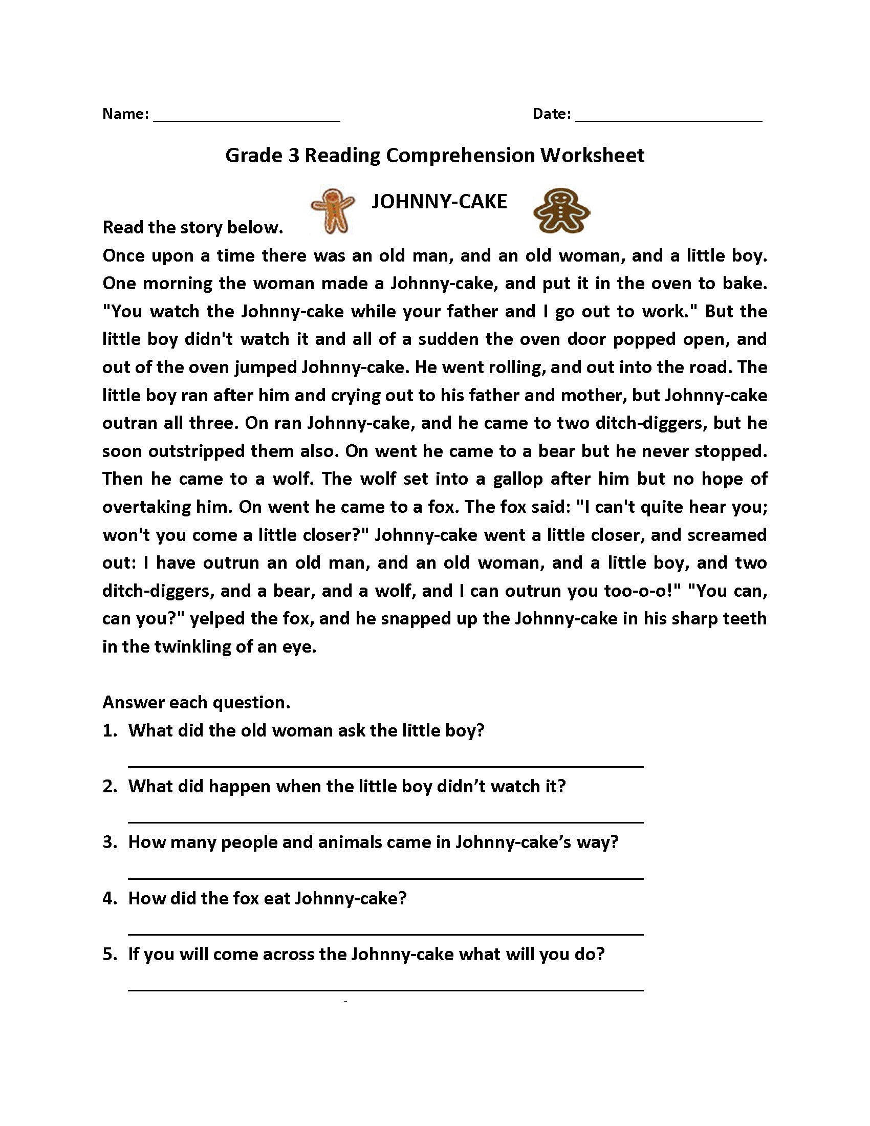 3Rd Grade Worksheets - Best Coloring Pages For Kids inside Third Grade Writing Worksheet