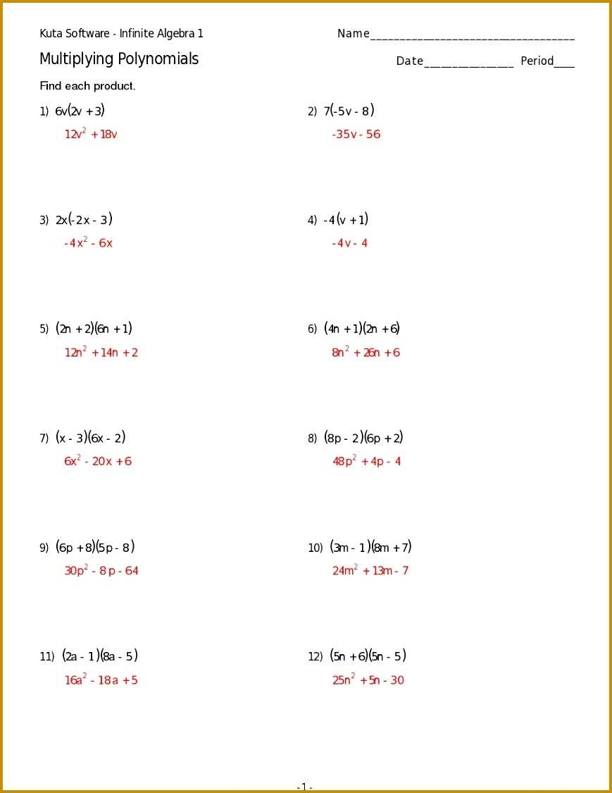 4 Adding And Subtracting Polynomials Worksheet | Fabtemplatez inside Simplifying Radicals Worksheet 1 Answers