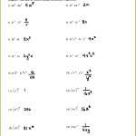 4 Unit 7 Exponent Rules Worksheet 2 Answers | Fabtemplatez Regarding Properties Of Exponents Worksheet