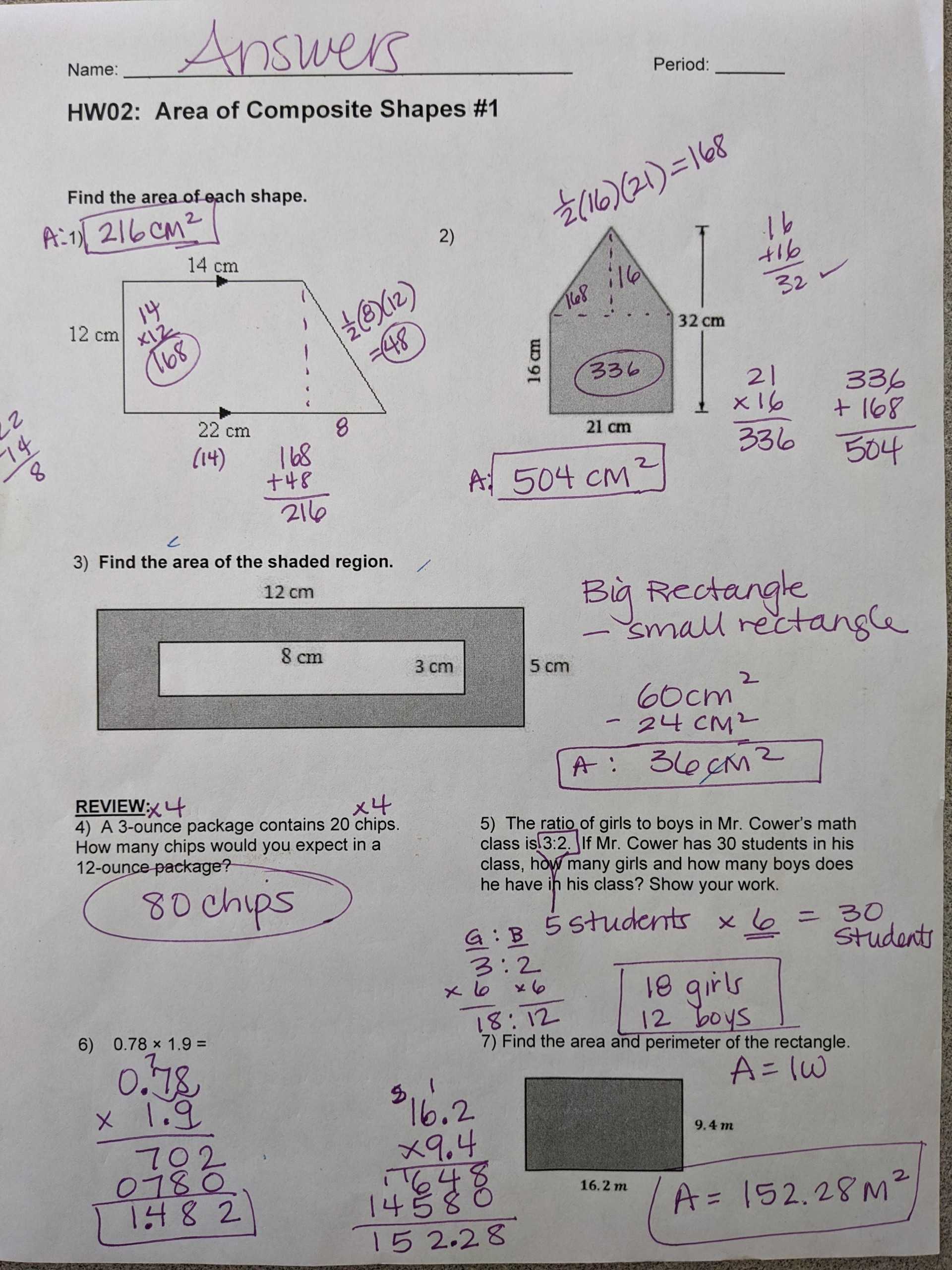 40 Composite Figures Worksheet Answers - Worksheet Works Within Volume Of Composite Figures Worksheet