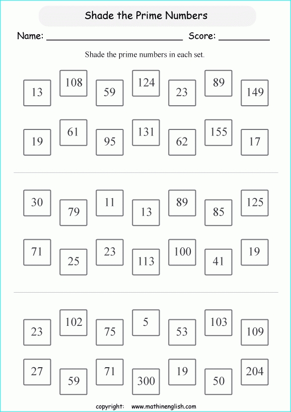40 Prime And Composite Numbers Worksheet Grade 5 - Combining Like Terms within Prime And Composite Numbers Worksheet