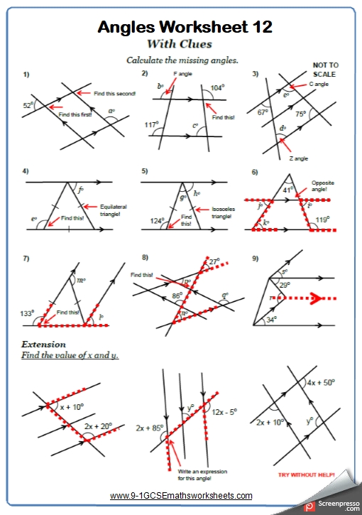 41 Angles Formed By Parallel Lines Worksheet Answers - Worksheet Works Within Angles In Transversal Worksheet Answers