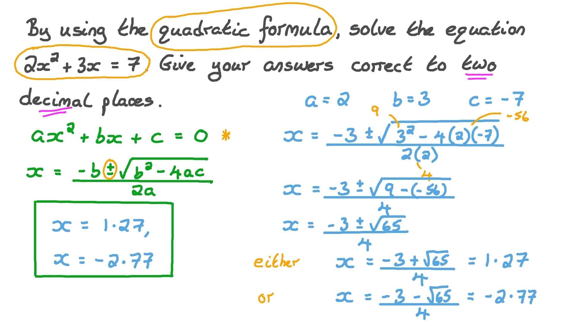 41 Using The Quadratic Formula Worksheet Answers Algebra 2 - Worksheet in Using The Quadratic Formula Worksheet
