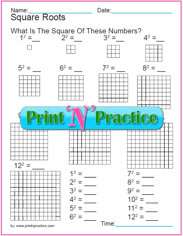 43 Square Root Worksheet Pdf - Worksheet For You Throughout Square Root Worksheet Pdf