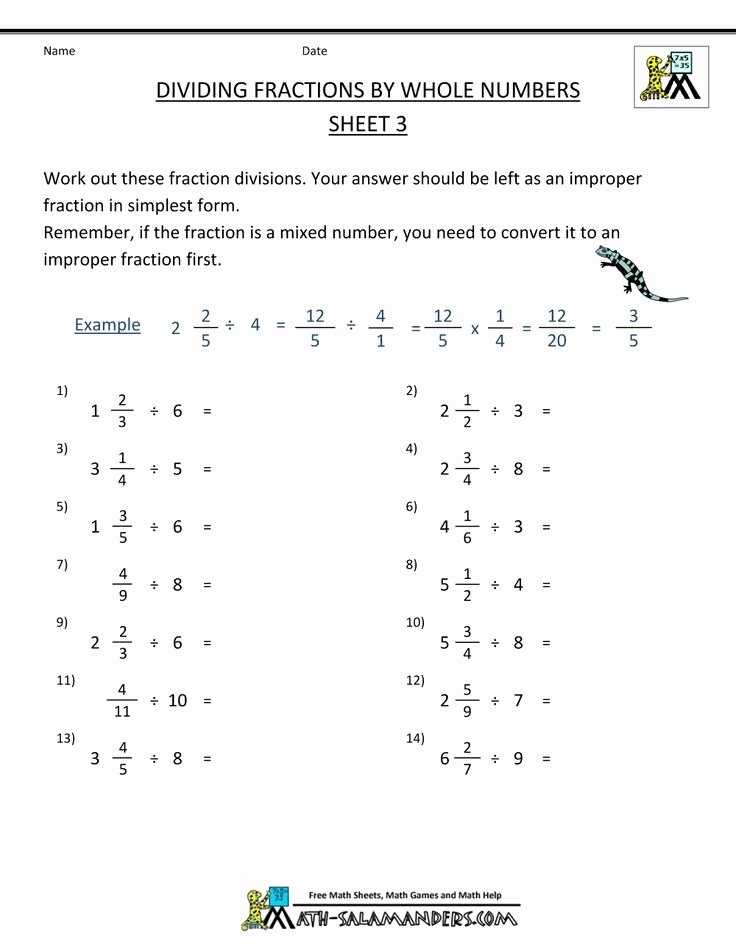 46 Dividing Mixed Numbers Worksheet | Chessmuseum Template Library In Dividing Mixed Numbers Worksheet