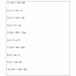 46 Solve Quadratics By Factoring Worksheet | Chessmuseum Template Library for Solve By Factoring Worksheet