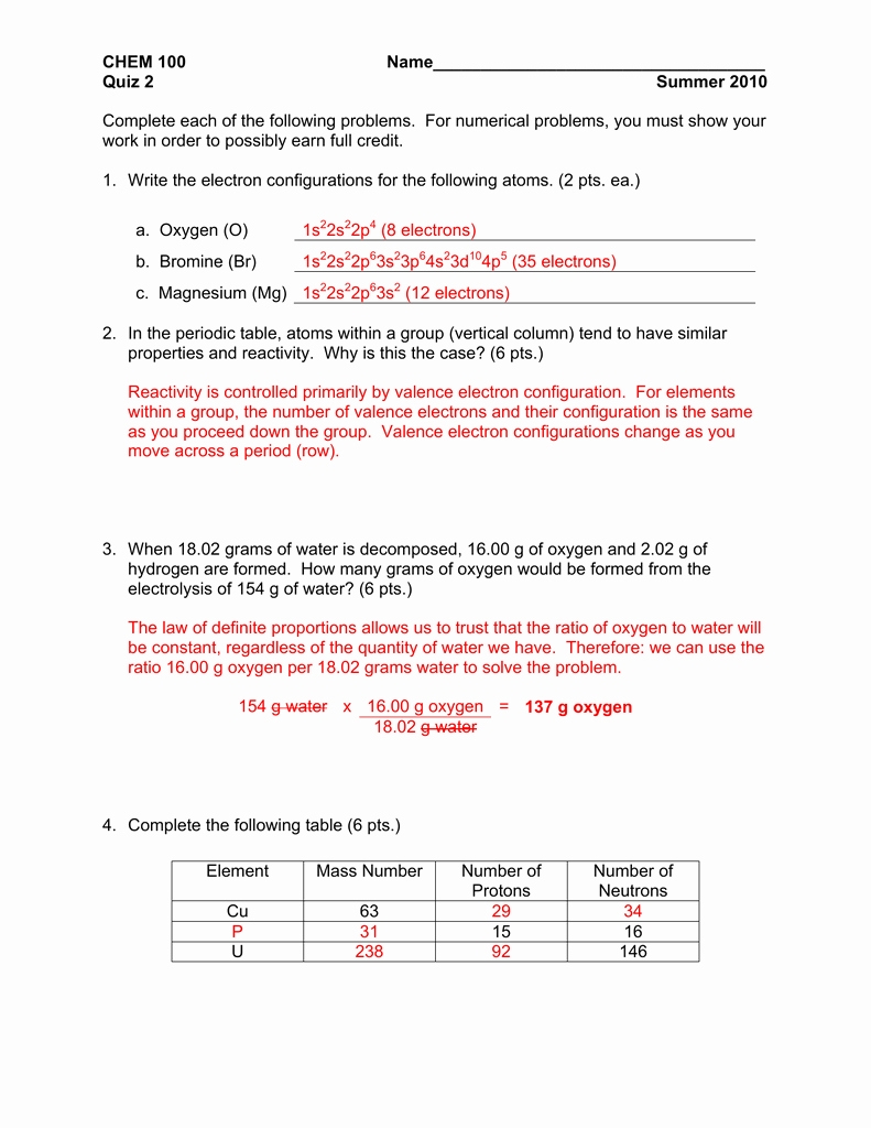 48 Electron Configuration Practice Worksheet Answers | Chessmuseum Template Library regarding Electron Configuration Practice Worksheet Answers