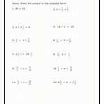 48 Two Step Equation Worksheet | Chessmuseum Template Library Pertaining To Solving Equations Review Worksheet