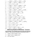 49 Balancing Chemical Equations Worksheets With Answers — Db Excel With Regard To Chemical Reactions Worksheet Answers