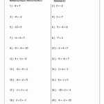 49 Multiplying Negative Numbers Worksheet | Chessmuseum Template Library In Multiplying Negative Numbers Worksheet