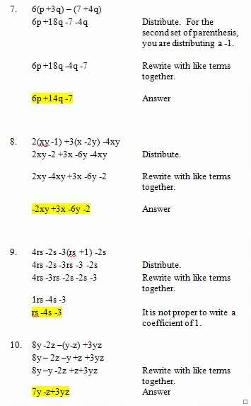49 Simplifying Algebraic Expressions Worksheet Answers | Chessmuseum Regarding Simplifying Algebraic Expressions Worksheet Answers