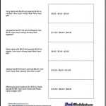 4Th Grade Math Word Problems Worksheets Pdf — Db Excel Pertaining To Algebra Word Problems Worksheet Pdf