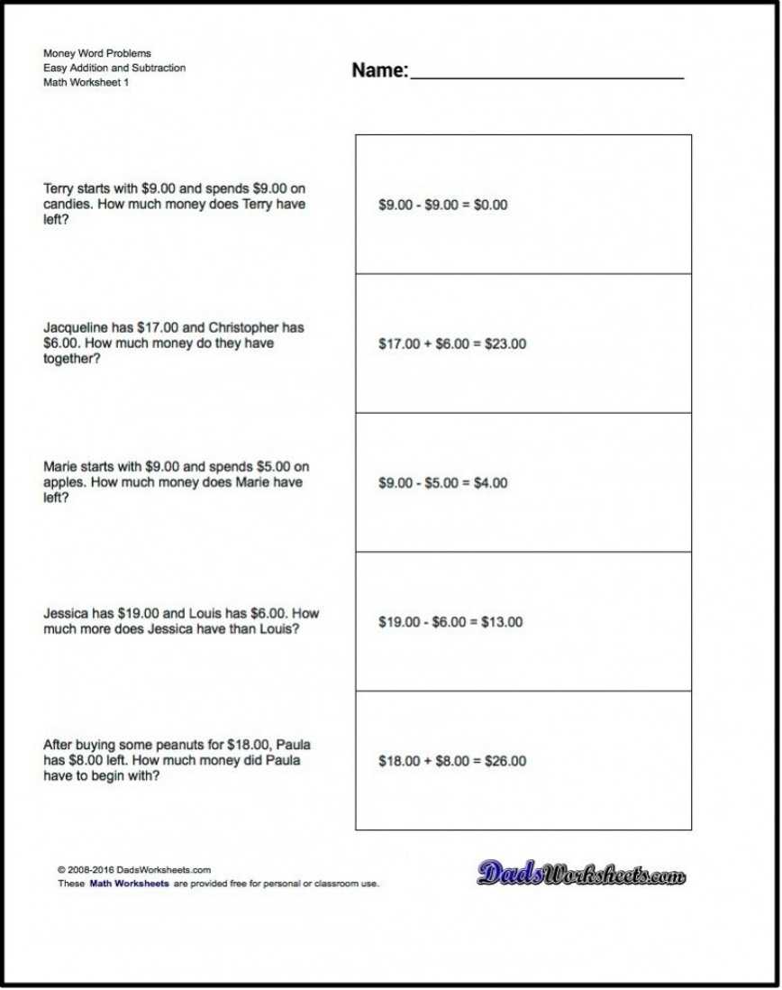 4Th Grade Math Word Problems Worksheets Pdf — Db Excel Pertaining To Algebra Word Problems Worksheet Pdf
