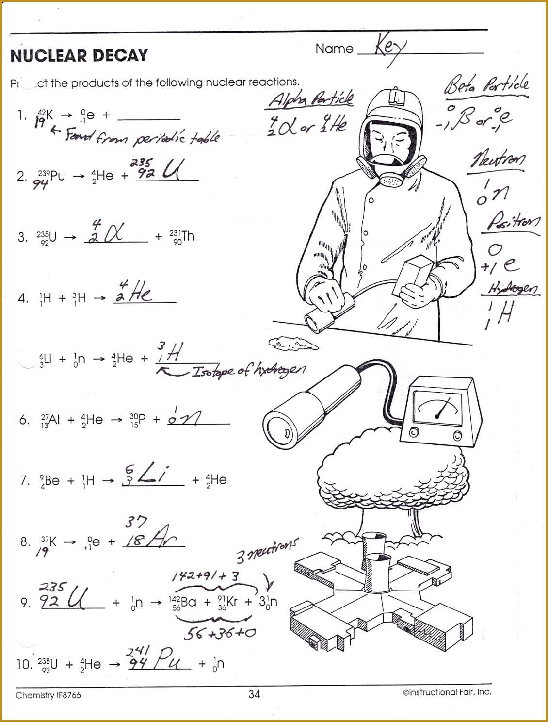 5 Balancing Nuclear Reactions Worksheet | Fabtemplatez within Balancing Nuclear Equations Worksheet