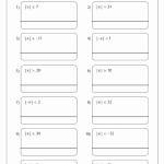 50 Absolute Value Inequalities Worksheet | Chessmuseum Template Library With Solving Absolute Value Inequalities Worksheet