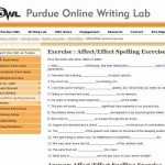 50 Affect Vs Effect Worksheet | Chessmuseum Template Library With Affect Vs Effect Worksheet