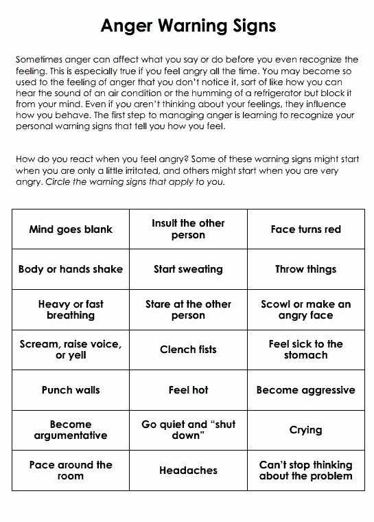 50 Anger Management Worksheet For Teenagers | Chessmuseum Template Library pertaining to Anger Management Worksheet For Teenagers