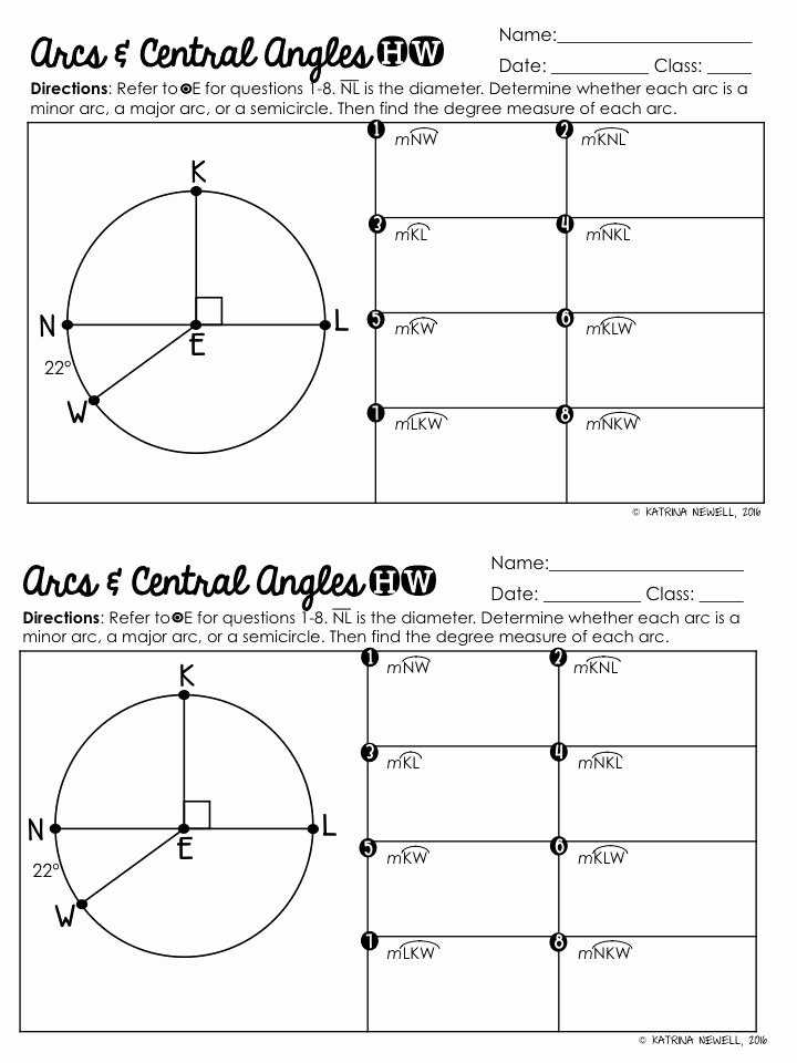 50 Angles In A Circle Worksheet | Chessmuseum Template Library for Angles In A Circle Worksheet