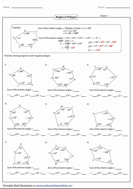 50 Angles Of Polygon Worksheet | Chessmuseum Template Library With Regard To Polygon And Angles Worksheet