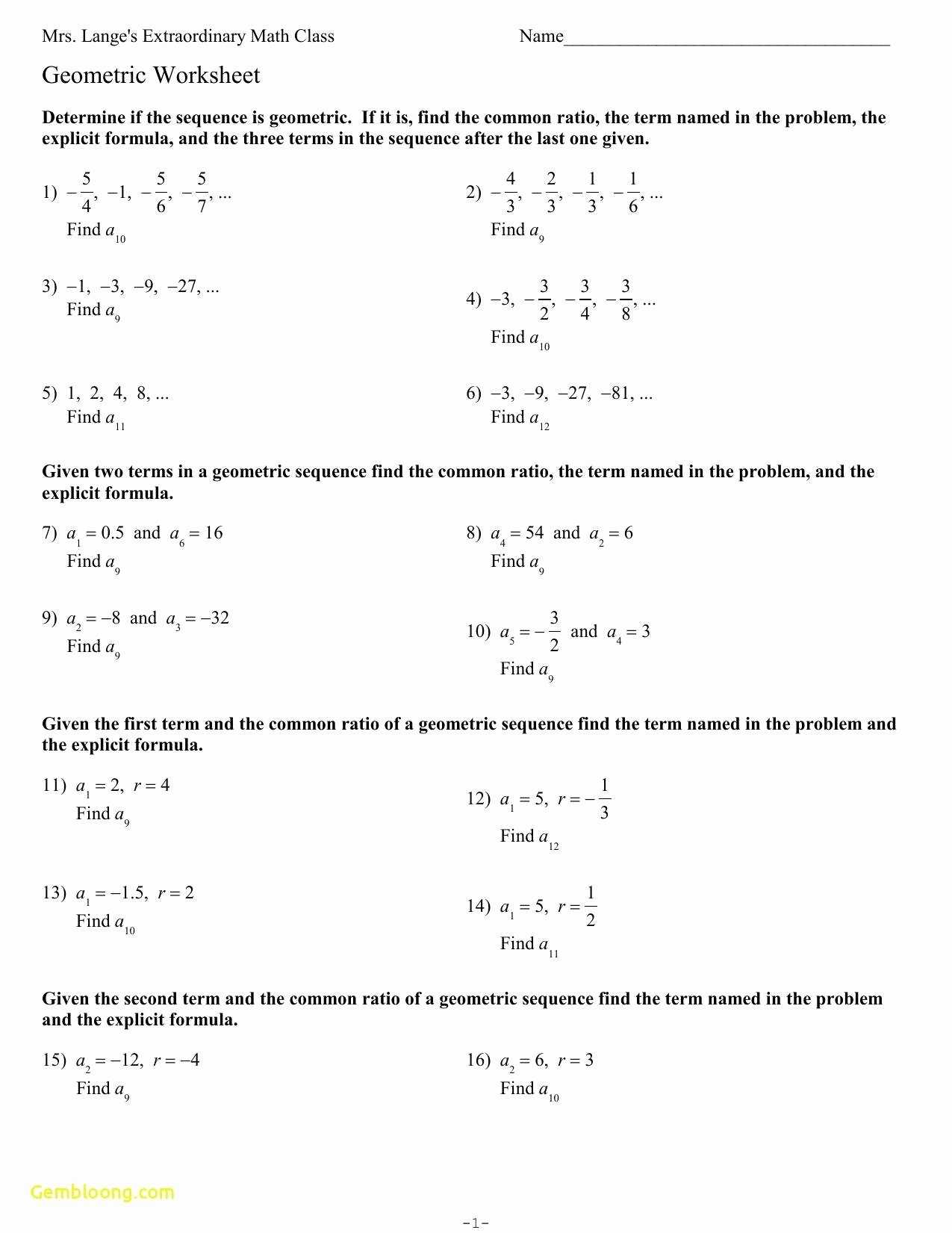 50 Arithmetic Sequences Worksheet Answers | Chessmuseum Template Library in Sequences And Series Worksheet Answers