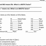 50 Biotic And Abiotic Factors Worksheet | Chessmuseum Template Library Pertaining To Abiotic And Biotic Factors Worksheet