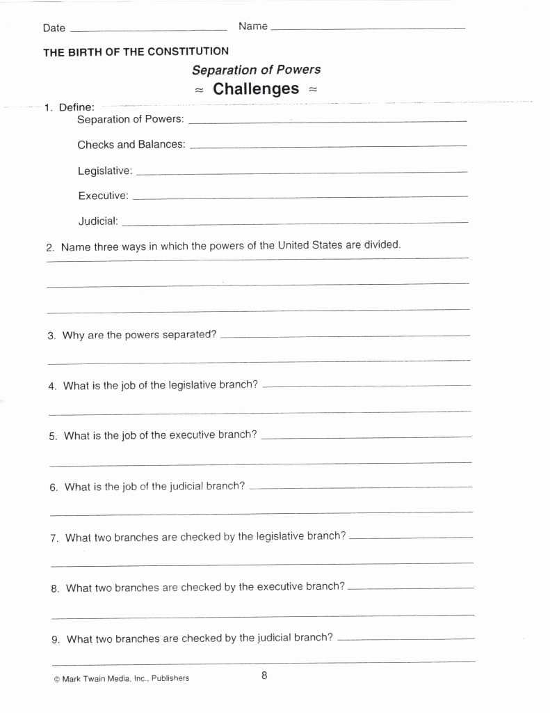 50 Checks And Balances Worksheet Answers | Chessmuseum Template Library throughout Checks And Balances Worksheet Answers