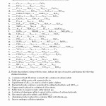 50 Chemical Reactions Types Worksheet | Chessmuseum Template Library Regarding Chemical Reaction Type Worksheet