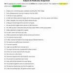 50 Complete Subject And Predicate Worksheet | Chessmuseum Template Library In Complete Subject And Predicate Worksheet