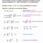 50 Completing The Square Practice Worksheet | Chessmuseum Template Library For Completing The Square Worksheet