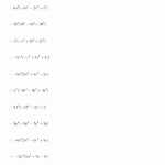 50 Dividing Polynomials By Monomials Worksheet | Chessmuseum Template Throughout Dividing Polynomials Worksheet Answers