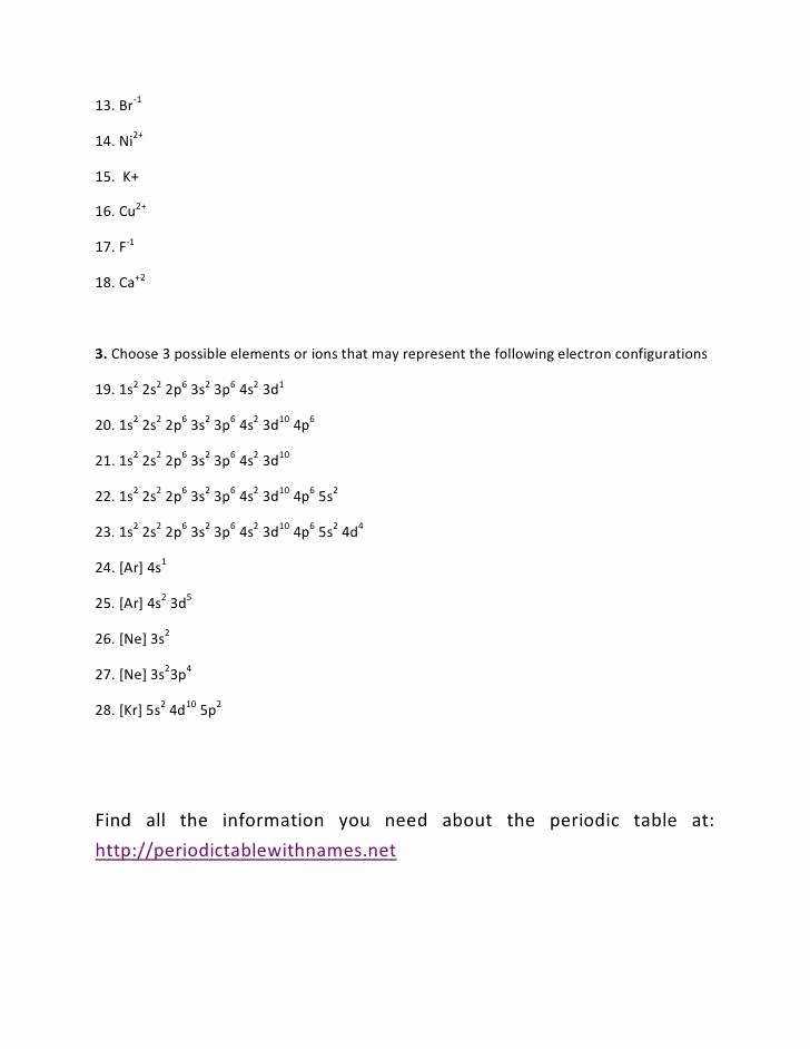 50 Electron Configuration Worksheet Answer Key | Chessmuseum Template with Electron Configuration Worksheet Answer Key