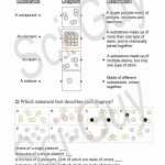 50 Element Compound Mixture Worksheet | Chessmuseum Template Library Pertaining To Element Compound Mixture Worksheet