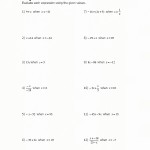 50 Evaluating Algebraic Expressions Worksheet | Chessmuseum Template Intended For Evaluating Variable Expressions Worksheet