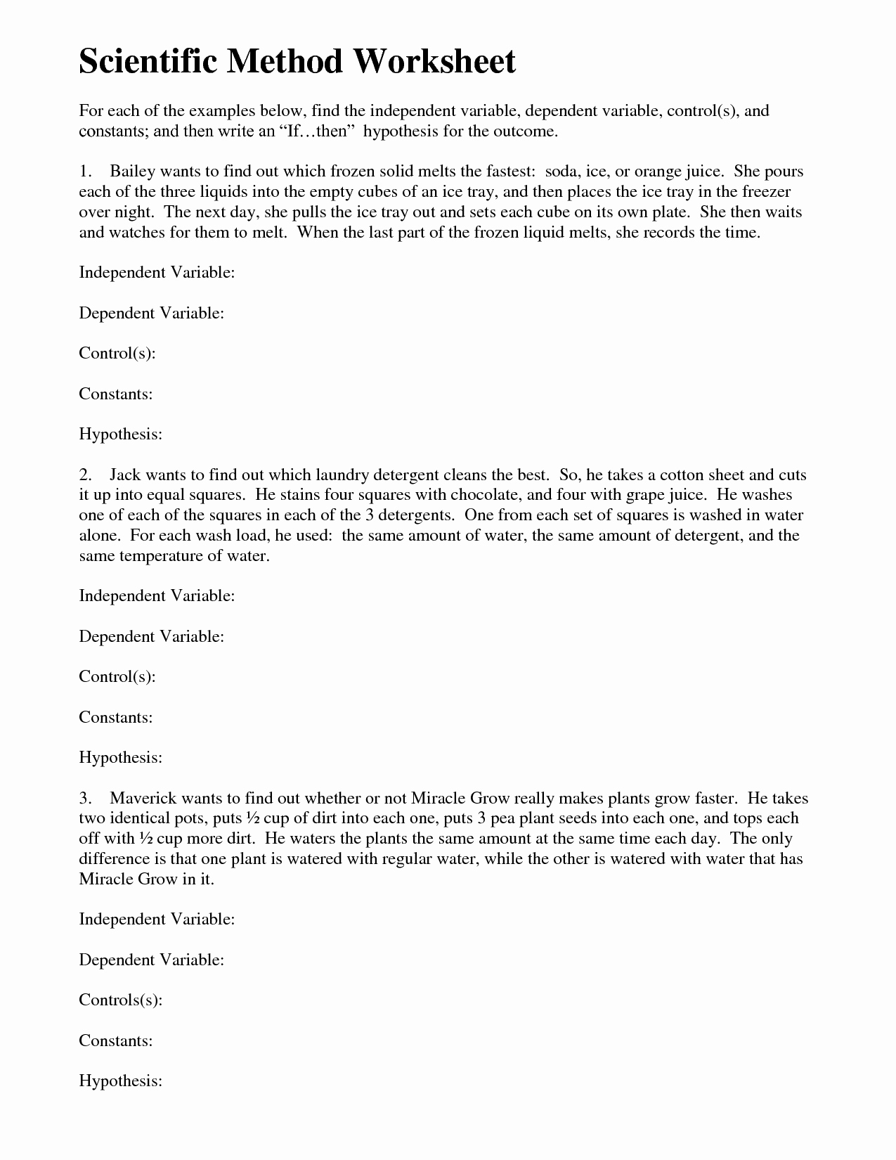 50 Experimental Design Worksheet Scientific Method | Chessmuseum Template Library pertaining to Experimental Design Worksheet Scientific Method