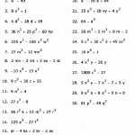 50 Factoring By Grouping Worksheet Answers | Chessmuseum Template Library Throughout Factoring Quadratics Worksheet Answers