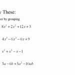 50 Factoring By Grouping Worksheet | Chessmuseum Template Library Inside Factoring Special Cases Worksheet