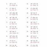 50 Factoring Trinomials Worksheet Algebra 2 | Chessmuseum Template Library Throughout Algebra 2 Factoring Worksheet