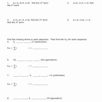 50 Geometric Sequence And Series Worksheet | Chessmuseum Template Library Pertaining To Geometric Sequence Practice Worksheet