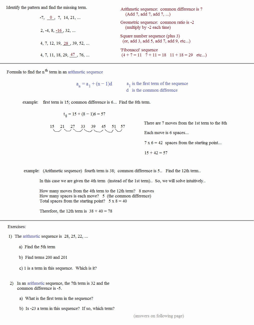 50 Geometric Sequences Worksheet Answers | Chessmuseum Template Library throughout Geometric Sequence Worksheet Answers