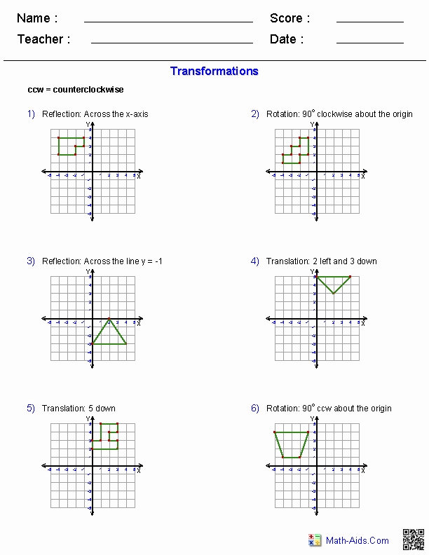 50 Geometry Transformations Worksheet Pdf | Chessmuseum Template Library For Geometry Transformations Worksheet Pdf